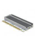 PCI Express x16 (x1 / x4 / x8) карта Delock 90566, за M.2 NVMe M.2 Key M, RGB LED