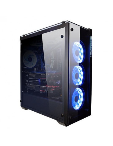 Кутия за компютър Xigmatek Prosper с 4 RGB вентилатора