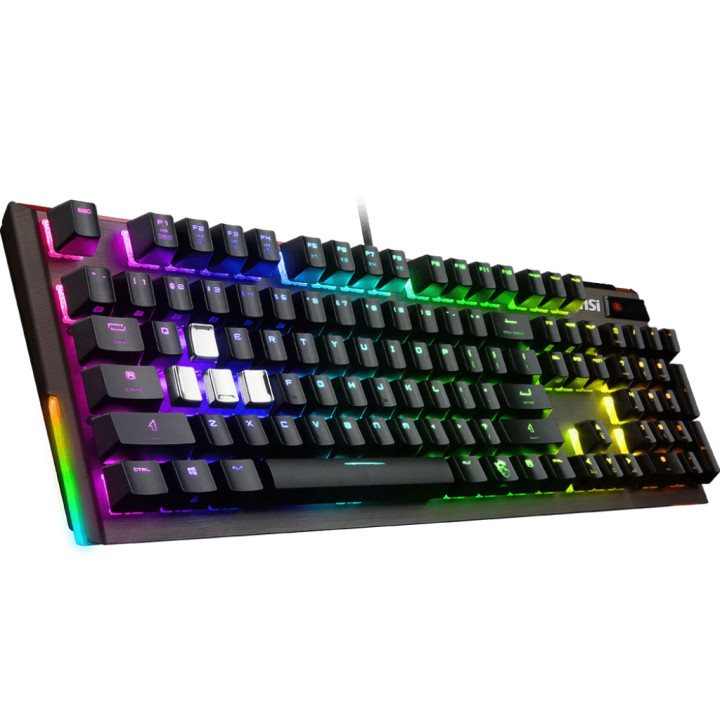 Механична геймърска клавиатура MSI Vigor GK80 US RGB