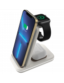 Безжично зарядно Canyon WS-304 Foldable 3in1, Cosmic Latte - CNS-WCS304CL
