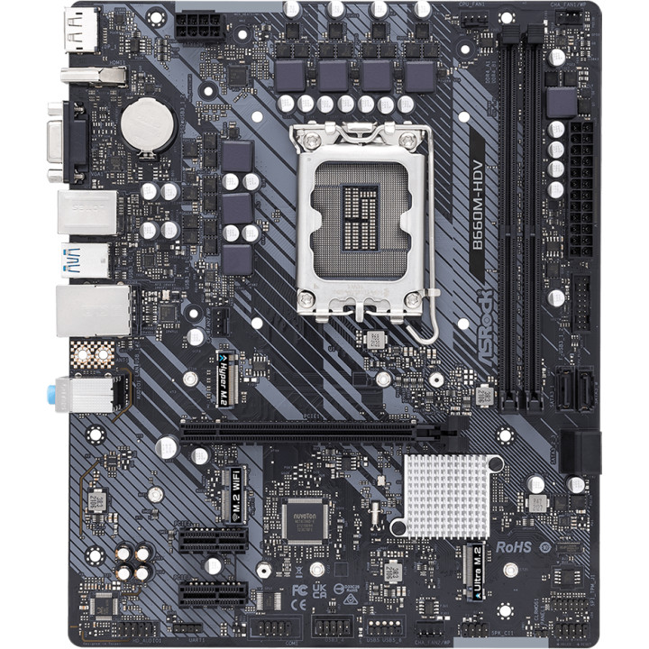 Дънна платка ASRock B660M-HDV, LGA1700