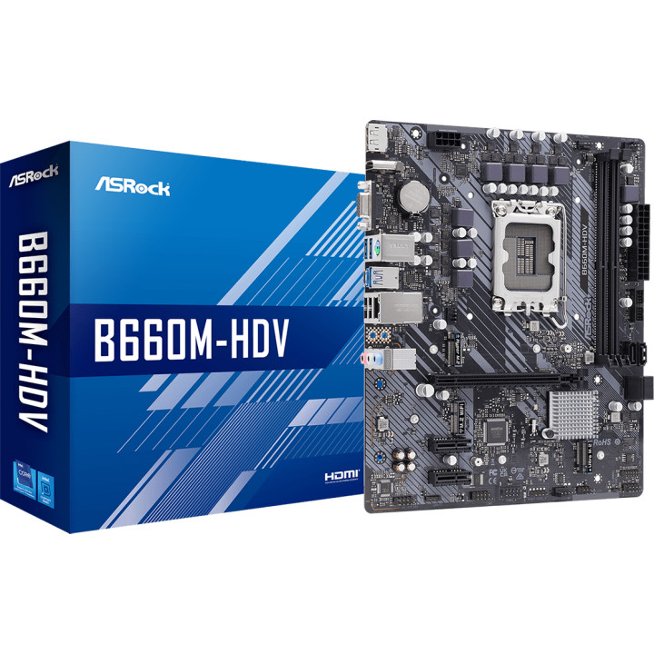 Дънна платка ASRock B660M-HDV, LGA1700