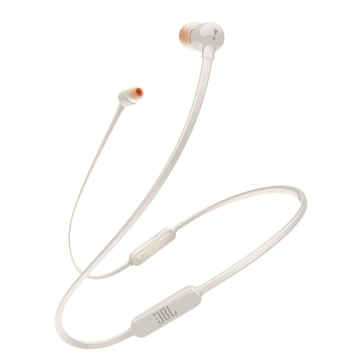 Безжични слушалки JBL T110BT, бели