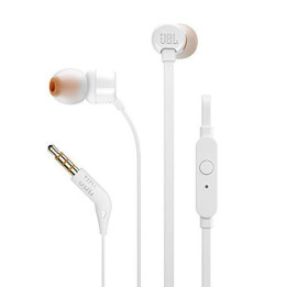 Слушалки JBL T110, бели