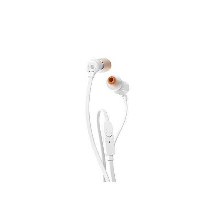 Слушалки JBL T110, бели
