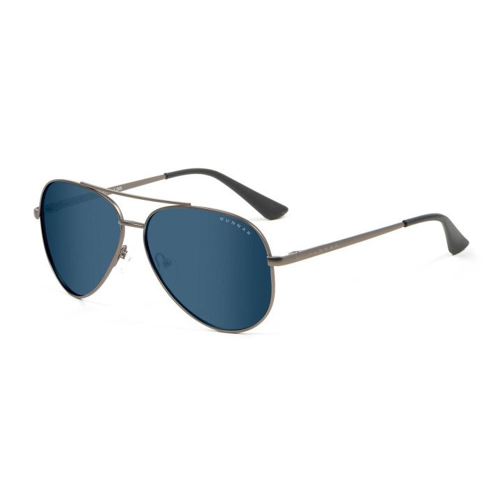 Слънчеви очила GUNNAR Maverick Gunmetal Onyx, Sun, черен