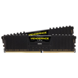 RAM памет Corsair 32GB(2x16GB) DDR4 3200MHz Vengeance LPX Black CL16 - CMK32GX4M2E3200C16