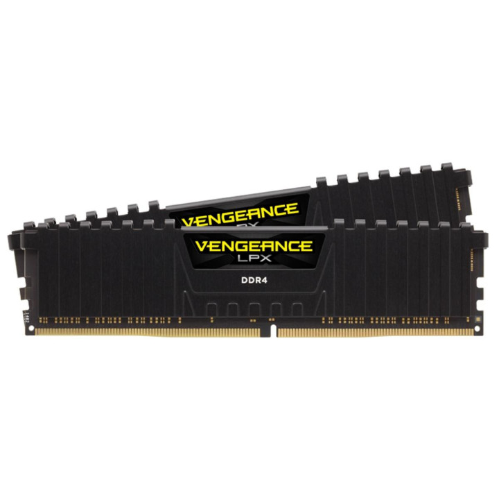 RAM памет Corsair 32GB(2x16GB) DDR4 3200MHz Vengeance LPX Black CL16 - CMK32GX4M2E3200C16
