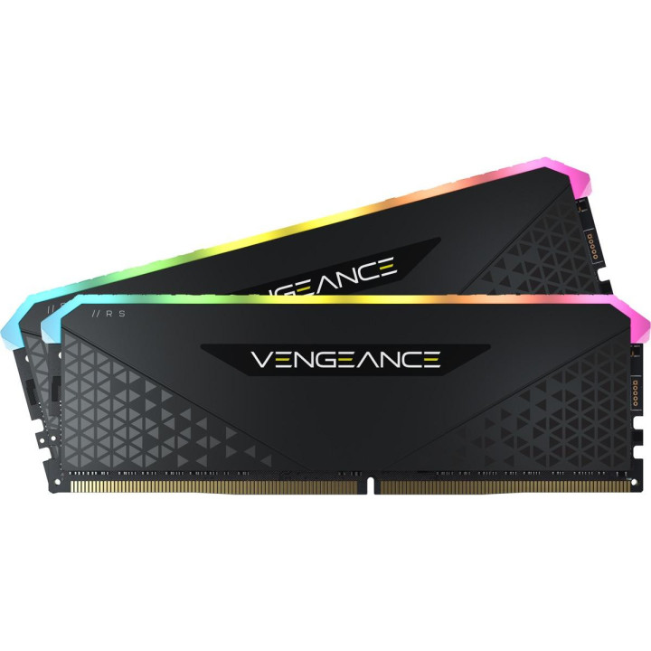 RAM памет Corsair 32GB(2x16GB) DDR4 3600MHz Vengeance RS RGB Black CL16 - CMG32GX4M2D3600C18