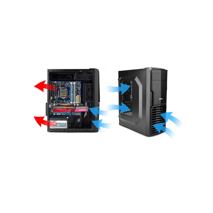 Кутия за компютър Zalman Case ZM-T3 USB 3.0 черна
