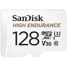 SD карта Sandisk 128GB MAX ENDURANCE microSDHC Card with Adapter - SDSQQVR-128G-GN6IA