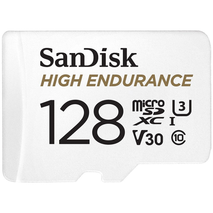SD карта Sandisk 128GB MAX ENDURANCE microSDHC Card with Adapter - SDSQQVR-128G-GN6IA