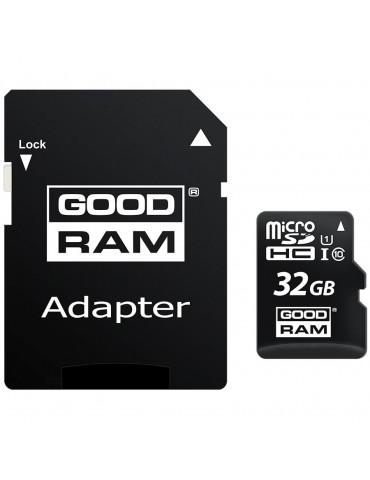 SD карта GOODRAM 32GB MICRO CARD class 10 UHS I   adapter - M1AA-0320R12