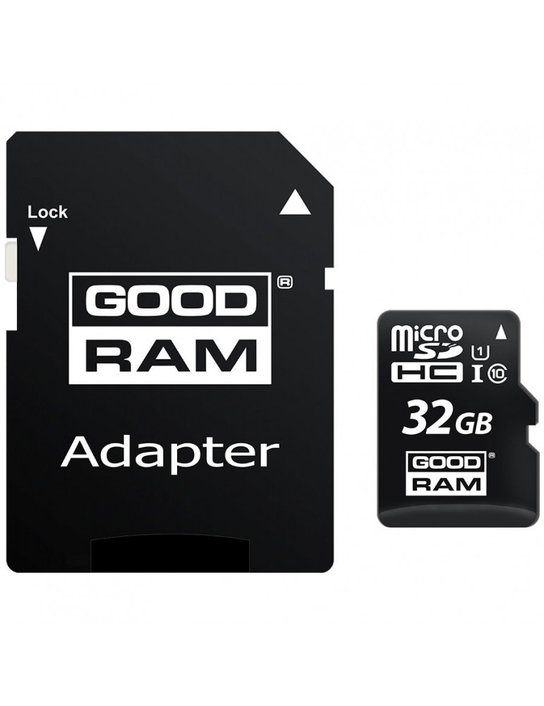 SD карта GOODRAM 32GB MICRO CARD class 10 UHS I   adapter - M1AA-0320R12