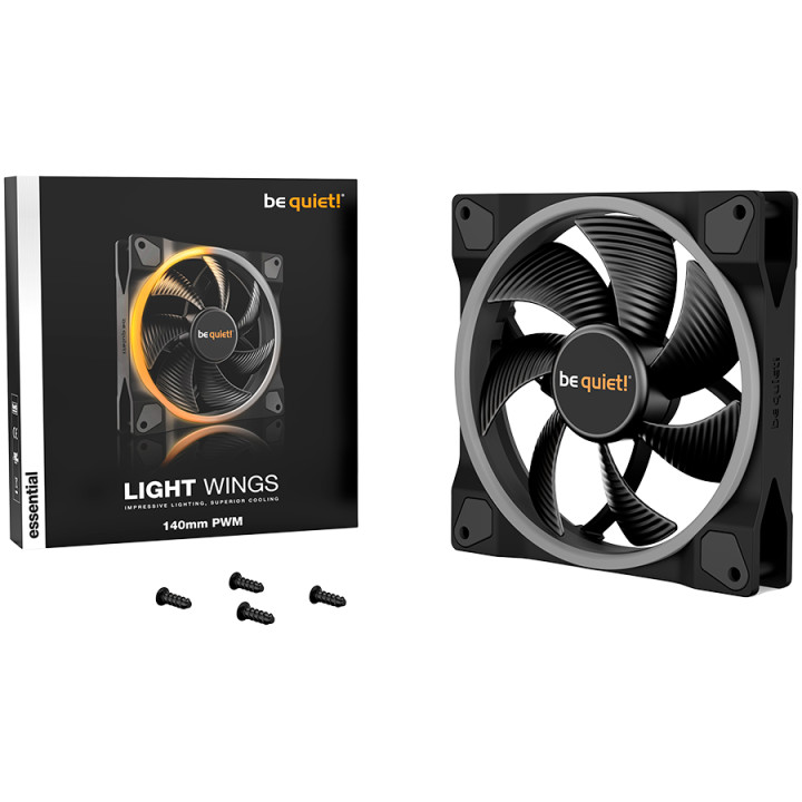 Вентилатор be quiet! LIGHT WINGS 140mm PWM ARGB - BL074
