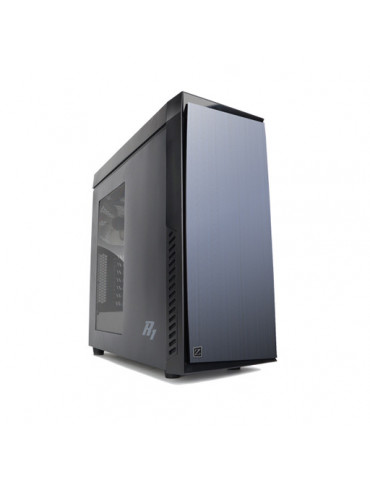 Кутия за компютър Zalman Case R1 Soundproof USB 3.0 черна с прозрачен капак