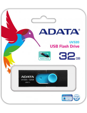 Флаш памет 32GB Adata UV220, синя