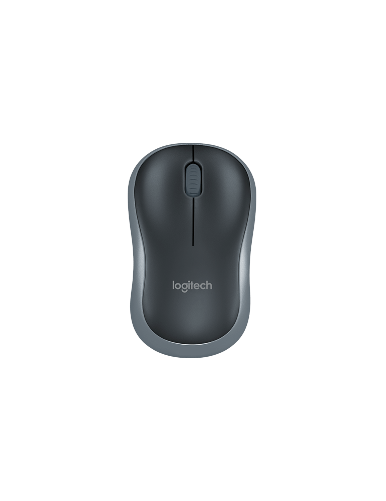 Безжична оптична мишка LOGITECH M185, Сива, USB