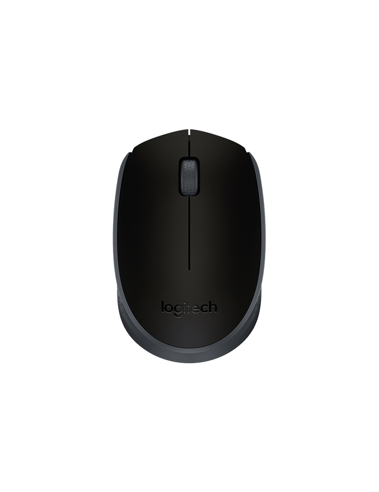 Безжична оптична мишка LOGITECH M171, Черна, USB