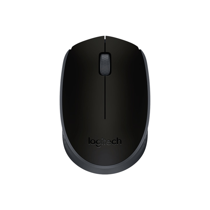 Безжична оптична мишка LOGITECH M171, Черна, USB
