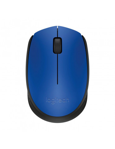 Безжична оптична мишка LOGITECH M171, Син, USB