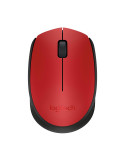 Безжична оптична мишка LOGITECH M171, Червен, USB