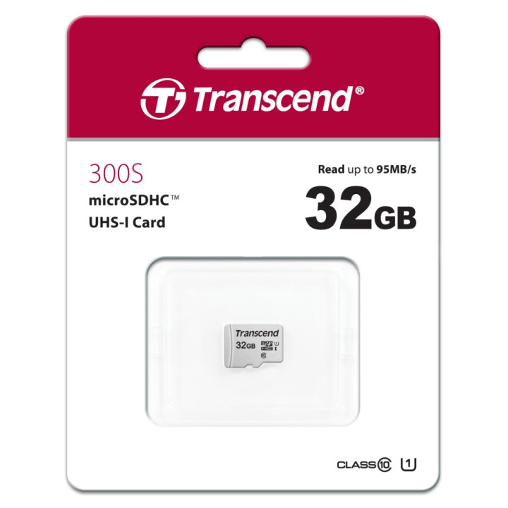 SD карта Transcend 32GB microSD UHS-I U3A1 - TS32GUSD300S