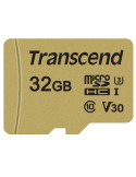 SD карта Transcend 32GB microSD UHS-I U3 с адаптер, MLC - TS32GUSD500S