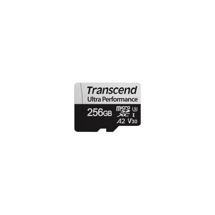 SD карта Transcend 256GB microSD с адаптер UHS-I U3 A2 Ultra Performance - TS256GUSD340S