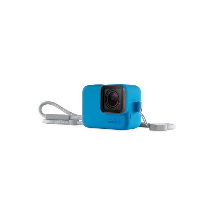 GoPro силиконово калъфче Sleeve   Lanyard (Blue)