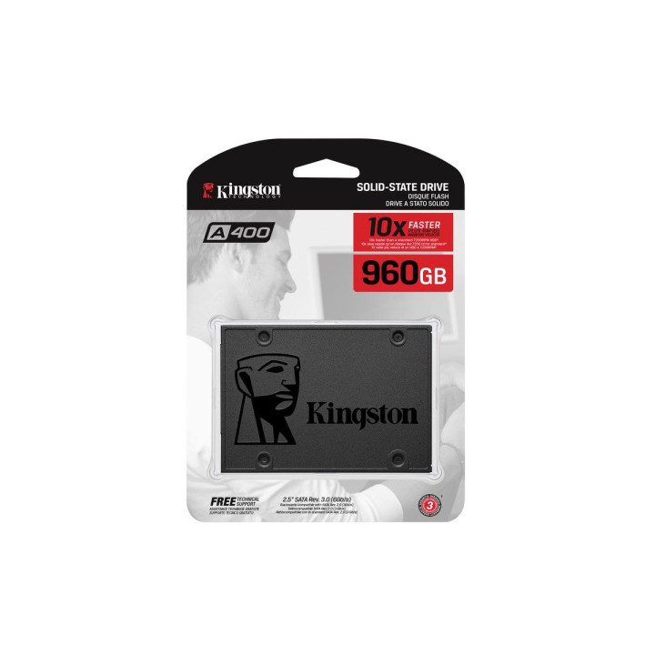 SSD диск Kingston 960GB A400 SATA3 2.5 SSD (7mm height)