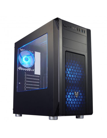 Кутия за компютър FSP CMT230 Gaming ATX Blue LED