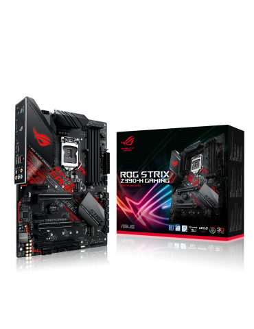 Дънна платка ASUS ROG STRIX Z390-H GAMING, Socket 1151 (300 Series), Aura Sync, 4xDDR4