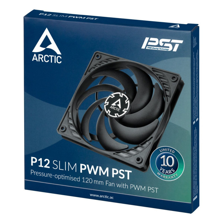 Управляем вентилатор Arctic 120x120x15mm - P12 SLIM PWM PST - 300-2100 RPM - ACFAN00187A