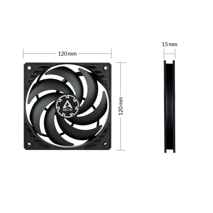 Управляем вентилатор Arctic 120x120x15mm - P12 SLIM PWM PST - 300-2100 RPM - ACFAN00187A