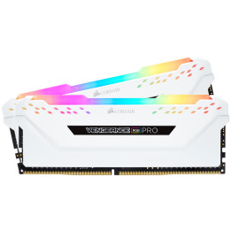 RAM памет Corsair 16GB(2x8GB) DDR4 3600MHz VENGEANCE RGB PRO White RGB - CMW16GX4M2D3600C18W