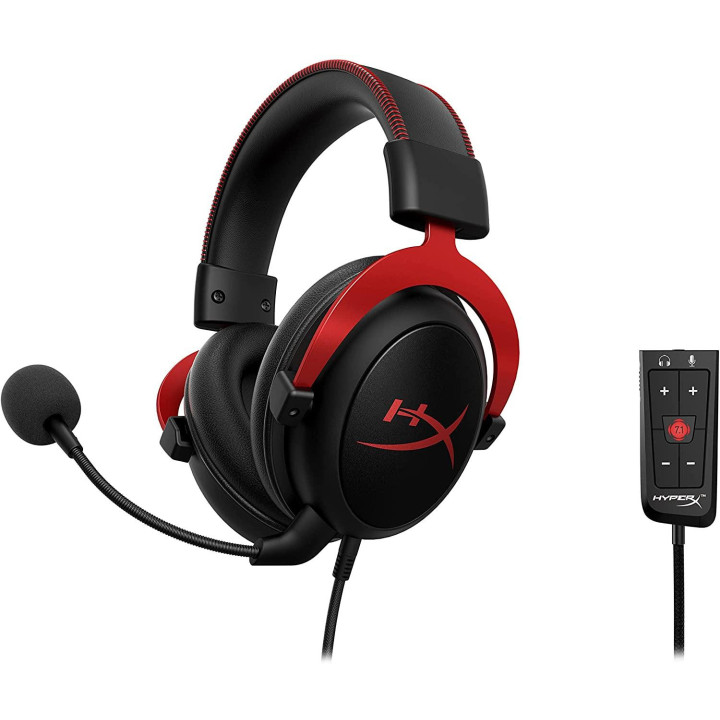 Геймърски слушалки HyperX Cloud II Red, черен/червен - 4P5M0AA