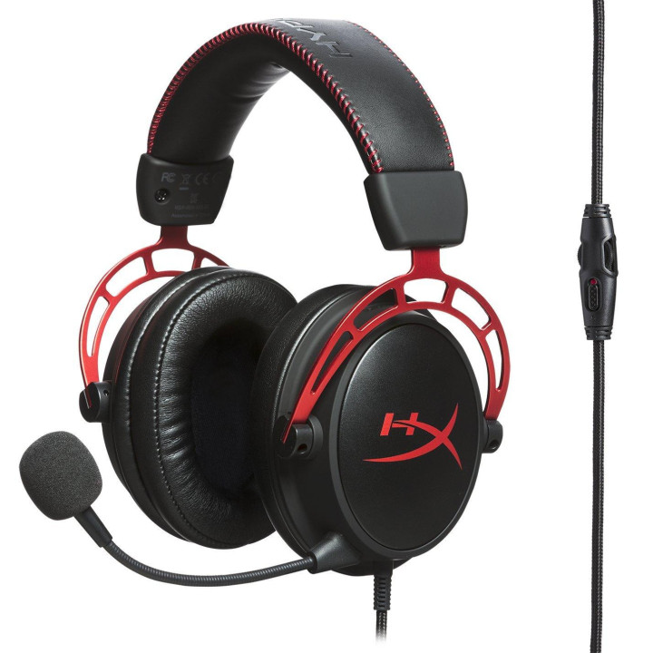 Геймърски слушалки HyperX Cloud Alpha Red - 4P5L1AM ABB