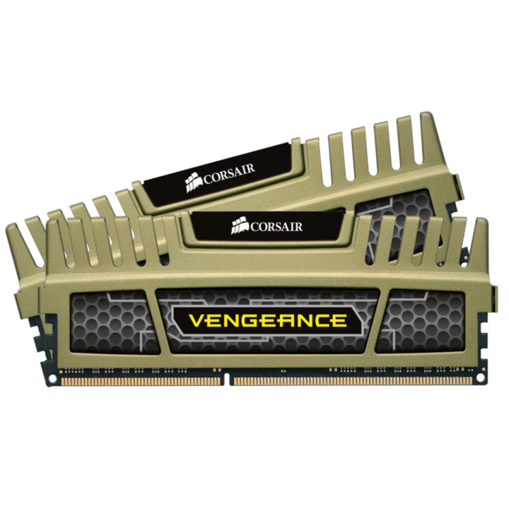 RAM памет Corsair 16GB (2 x 8GB) DDR3, 1600MHz, Vengeance Heatspreader