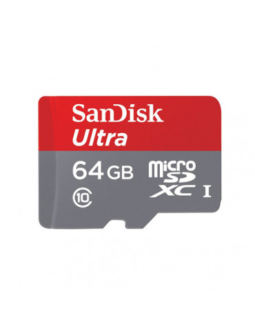 Карта памет 64GB Sandisk Ultra  Android micro SD с Adapter