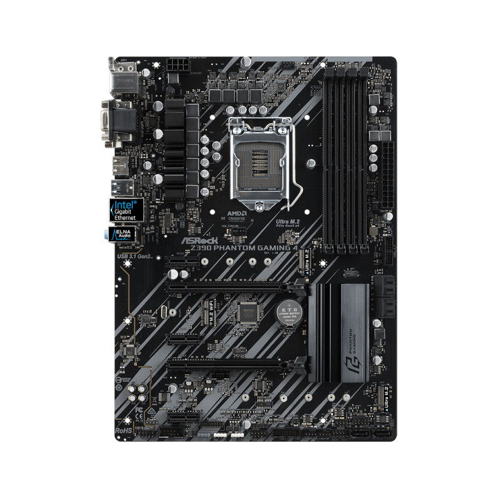 Дънна платка Asrock Z390 PHANTOM GAMING4, сокет 1151,  ATX
