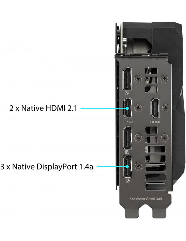 Видео карта Asus GeForce RTX 3060 TI Dual 8GB GDDR6 256bit LHR - DUAL-RTX3060TI-O8G-V2