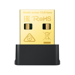 Nano Wi-Fi Bluetooth 4.2 USB адаптер TP-LINK Archer T2UB Nano, 433Mbps on 5GHz/200Mbps on 2.4GHz