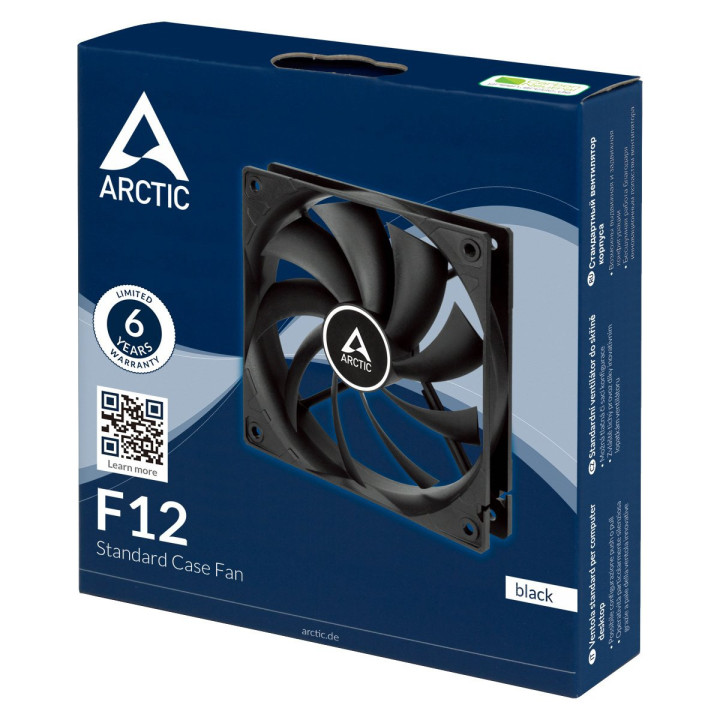 Вентилатор Arctic F12 (black), 120mm/1350rpm - ACFAN00201A