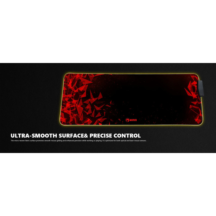 Геймърски пад Marvo MG011- Size XL, RGB, USB hub - MARVO-MG011