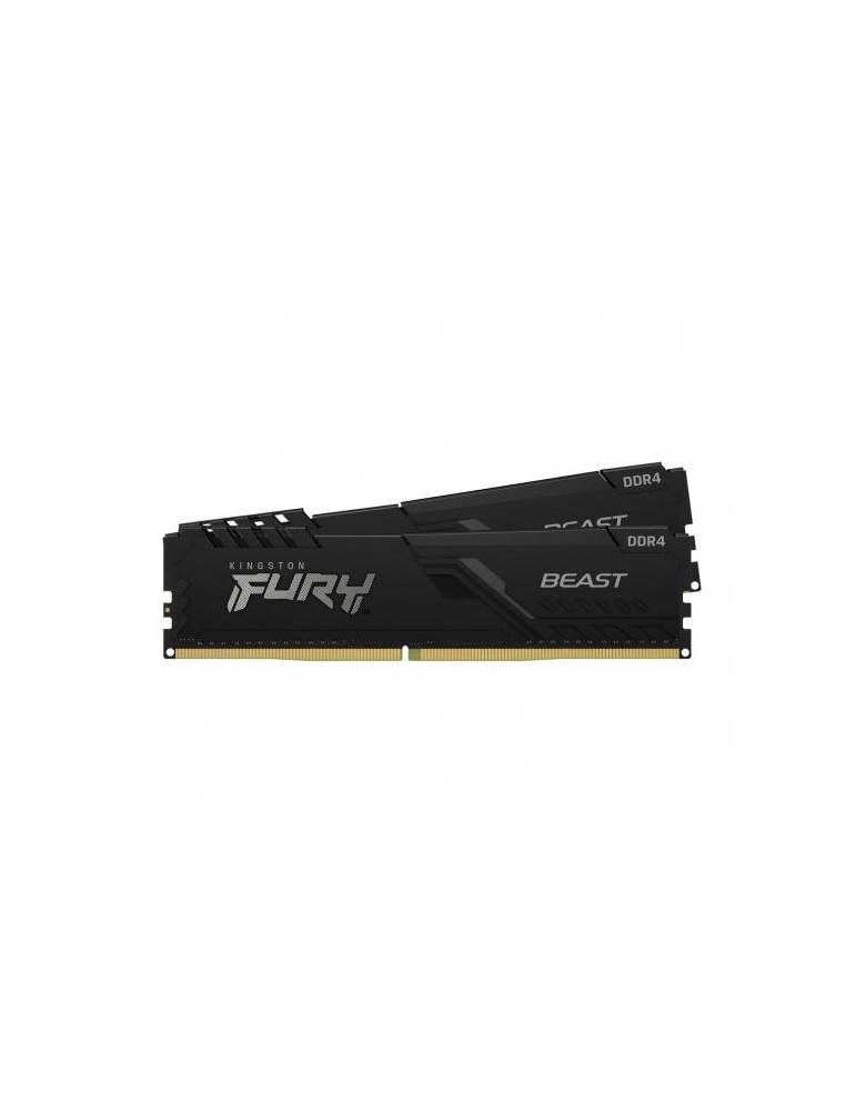RAM памет Kingston 64GB(2x32GB) 3200MHz DDR4 FURY Beast Black - KF432C16BBK2/64