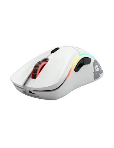 Безжична геймърска мишка Glorious Model D Wireless, Matte White - GAMO-1003