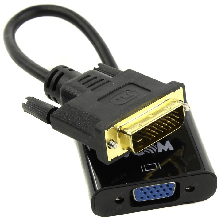 Адаптер VCom Adapter DVI-D 24 1 M  към  VGA F Active - CG491-0.15m