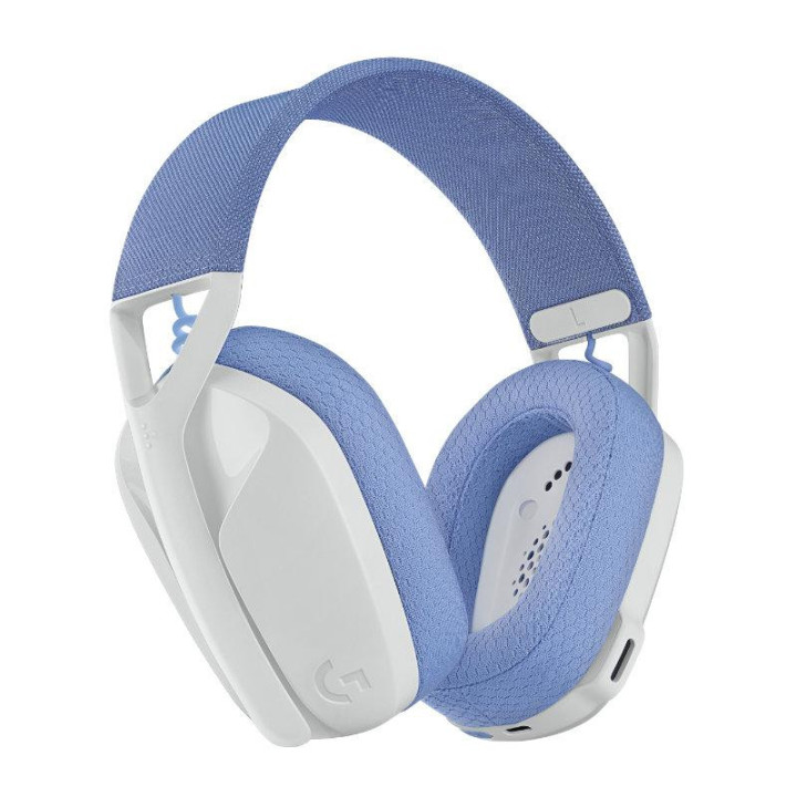 Геймърски безжични слушалки Logitech G435 Lightspeed, бял - 981-001074
