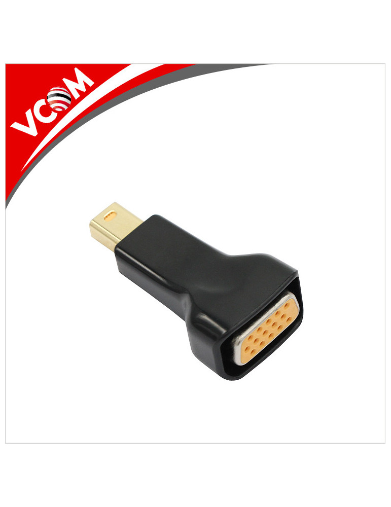 Адаптер VCom Adapter Mini DP M / VGA F Gold plated - CA335